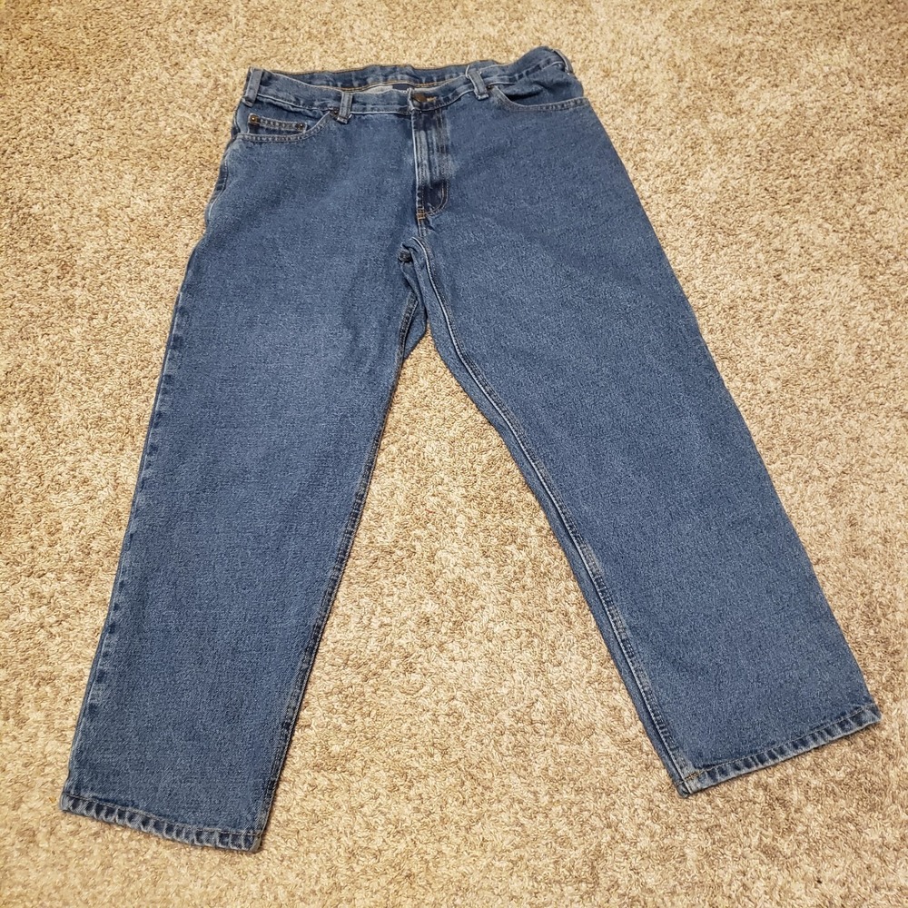 RK Brand‎ Men's Jeans Denim 36x29 100% Cotton Straight Blue Medium Wash Denim